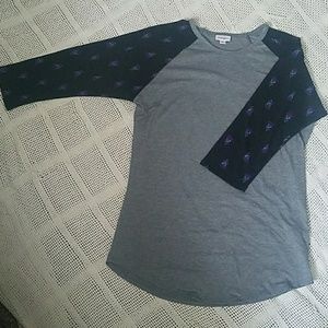 LLR Randy Baseball Tee - Black, Purple, & Teal
